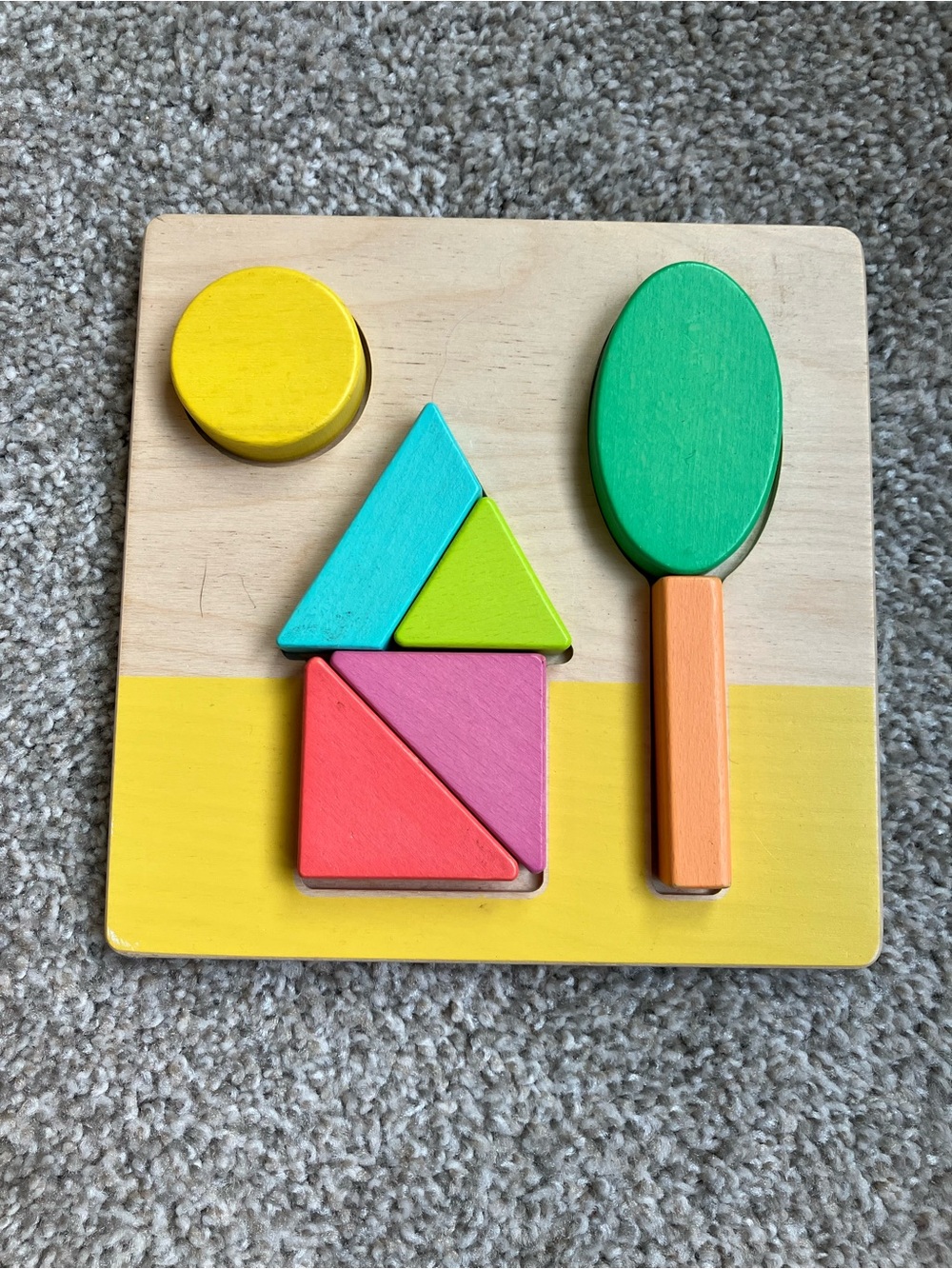 Lovevery Double Sided Sunny Day Puzzle - The Helper Playkit